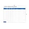 5S Supplies Hourly Production Tracking Board Aluminum Dry Erase 32in x 24in HOURLYTRACK-3224-DRYERASE - alternate 2